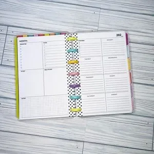 Hand Crafted | Office | Happy Planner Mini Size Set Monthly And Weekly ...